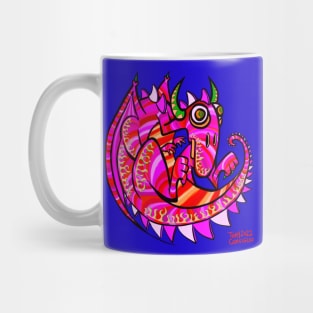 Fallen Angel Pink Dragon Mug